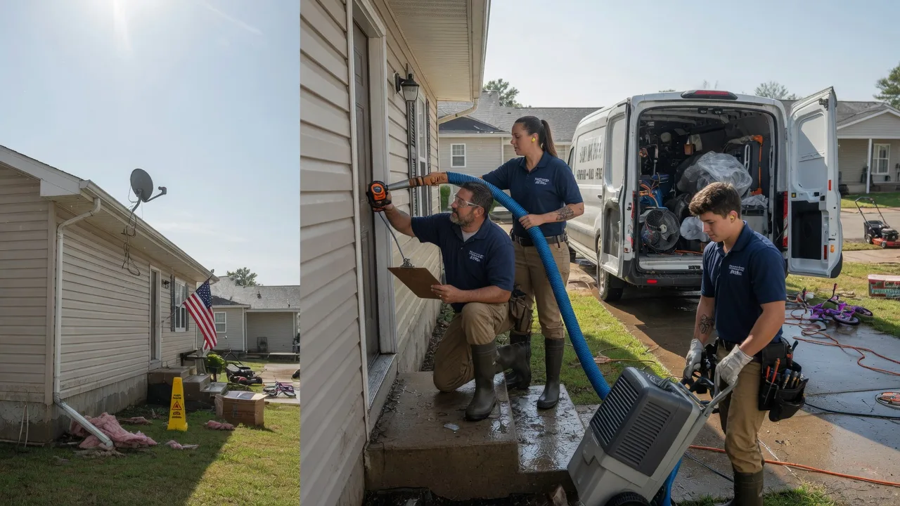 Ceiling Water Damage Restoration in Lansing, OH near me